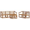 vidaXL Outdoor Sofa Set 6 pcs Natural