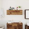 vidaXL Bathroom Wall Cabinet Old Wood 100x25x30 cm Engineered Wood