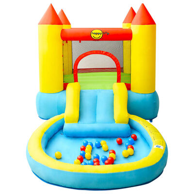 Happy Hop Inflatable Bouncer with Slide 200x365x190 cm PVC