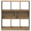 vidaXL Book Cabinet Artisan Oak 97.5x29.5x100 cm Engineered Wood