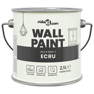 vidaXL Wall Paint Brown 2.5 L Wall Print