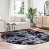 vidaXL Shaggy Rug High Pile NAVARRA Dark Grey 200x200 cm Polyester