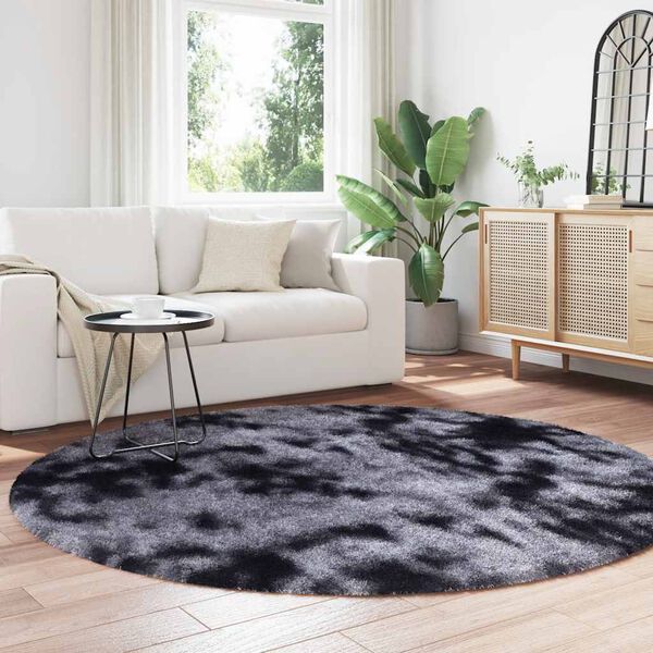vidaXL Shaggy Rug High Pile NAVARRA Dark Grey 200x200 cm Polyester