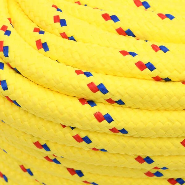 vidaXL Boat Rope Yellow 16 mm 250 m Polypropylene