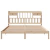 vidaXL Bookcase Bed without Mattress 180x200 cm Super King Solid Wood Pine