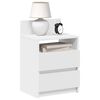 vidaXL Bedside Cabinets 2 pcs with 2 Drawers White 40x33x60 cm
