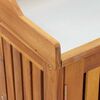 vidaXL Garden Cabinet Natural 78 x 36.5 x 78cm Solid Acacia Wood