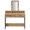 vidaXL Dressing Table Brown 100 x 41 x 140 cm Engineered Wood