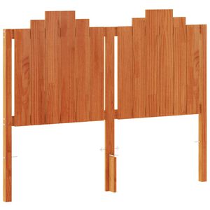 vidaXL Headboard Wax Brown 135 cm Solid Wood Pine