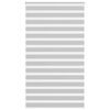 vidaXL Zebra Blind Light Grey 125x200 cm Fabric Width 120.9 cm Polyester