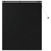 vidaXL Venetian Blind Black 125 x 160 cm 35 mm Solid Paulownia Wood