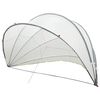 vidaXL Pool Dome Folding Manual Grey and Orange 546 x 516 x 250 cm