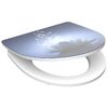 SCH&Uuml;TTE Duroplast High Gloss Toilet Seat with Soft-Close WATER LILY