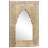 vidaXL Hand Painted Mirror 40x55 cm Solid Mango Wood