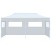 vidaXL Folding Pop-up Partytent with Sidewalls 3x6 m Steel White