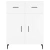 vidaXL Highboard White 69.5x34x180 cm Engineered Wood