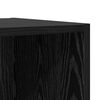 vidaXL TV Cabinet Set 4 pcs Black Oak 37 x 37 x 72 cm Engineered Wood