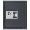 vidaXL Digital Safe with Lock Grey 30 x 10 x 36.5 cm Steel