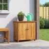 vidaXL Garden Cabinet 75x35x70 cm Solid Wood Acacia