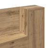 vidaXL Headboard Artisan Oak 120 x 15 x 103.5 cm Engineered Wood