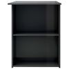 vidaXL Desk High Gloss Grey 110x60x73 cm Engineered Wood