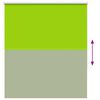 vidaXL Roller Blind Blackout Leaves Green 140x150 cm Fabric Width 136.6 cm Polyester