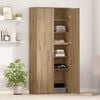 vidaXL Highboard Artisan oak 80 x 35 x 180 cm Engineered wood