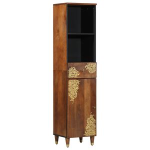 vidaXL Bathroom Cabinet Honey brown 38 x 33 x 160 cm Solid Mango Wood