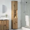 vidaXL Bathroom Cabinet with Storage Artisan Oak 30 x 35 x 192 cm