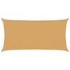 vidaXL Sunshade Sail 160 g/m&sup2; Rectangular Sand 2x4 m HDPE