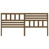 vidaXL Bed Headboard Honey Brown 186x4x100 cm Solid Wood Pine