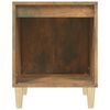 vidaXL Bedside Cabinet Smoked Oak 40x35x50 cm