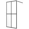 vidaXL Walk-in Shower Screen Clear Tempered Glass 100x195 cm