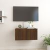 vidaXL Hanging TV Cabinet Brown Oak 60x30x30 cm Engineered Wood