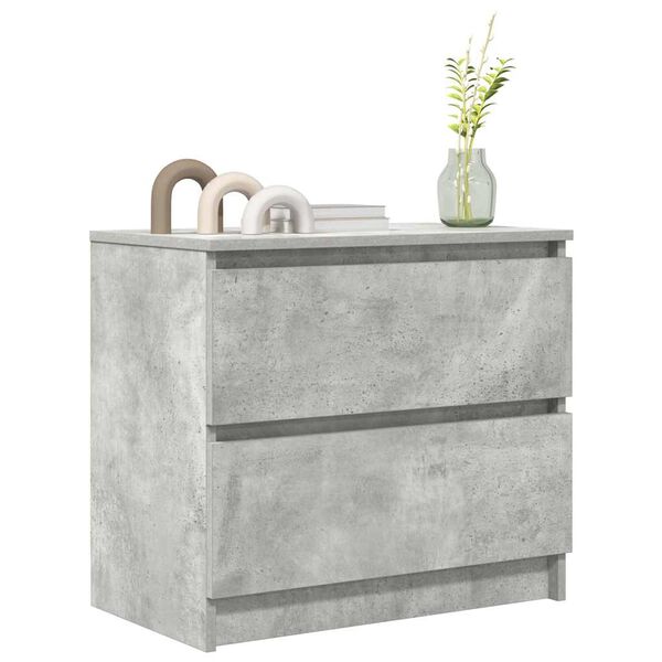 vidaXL TV Cabinet Concrete Grey 60x35x54 cm Engineered Wood