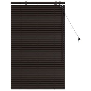 vidaXL Venetian Blind Dark Brown 85 x 130 cm 35 mm