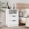 vidaXL Bedside Cabinet Sonoma Oak Engineered Wood