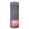 Bolsius Rustic Pillar Candles Shine 4 pcs 190x68 mm Twilight Blue