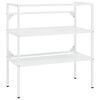 vidaXL Bathroom Washbasin Frame White 79x38x83 cm Iron