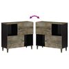 vidaXL Sideboard 80x33x75 cm Solid Wood Mango