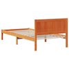 vidaXL Bed Frame Brown 80 x 200 cm Solid Pine wood