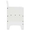 vidaXL Garden Chair 4 pcs White 53 x 49 x 85 cm PP