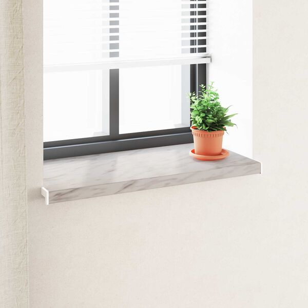 vidaXL Window Sill Marble Text -enure 60 x 45 x 4.5 cm PVC
