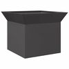 vidaXL Fire Pit Black 50 x 50 x 40 cm Steel