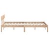 vidaXL Bed Frame without Mattress Solid Wood 120x200 cm