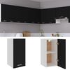 vidaXL Hanging Cabinet Lyon Black 29.5x31x60 cm Engineered Wood