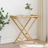 vidaXL Folding Tray Table 70.5x42.5x80 cm Bamboo