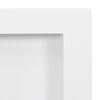 vidaXL Shower Niche with 3 Compartments High Gloss White 41x99x9 cm