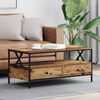 vidaXL Coffee Table Old wood 100 x 51 x 45 cm Engineered wood