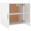 vidaXL Wall Cabinet High Gloss White 60x30x60 cm Engineered Wood